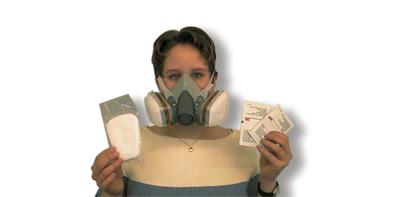 3M Farbspritzmasken-Set A2P2 A2P2